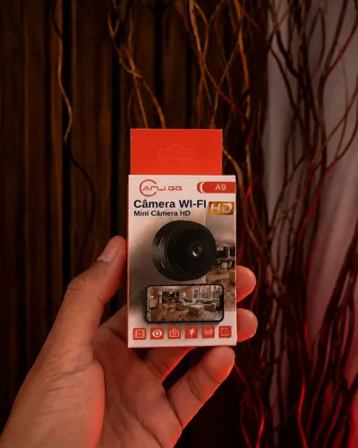 Mini Câmera Wi-Fi HD A9 Anj.gg