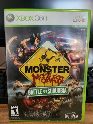Monster Madness Battle for Suburbia xbox 360 original usado 