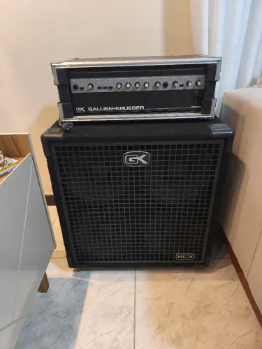 Cabeçote + Caixa GK Gallien Krueger