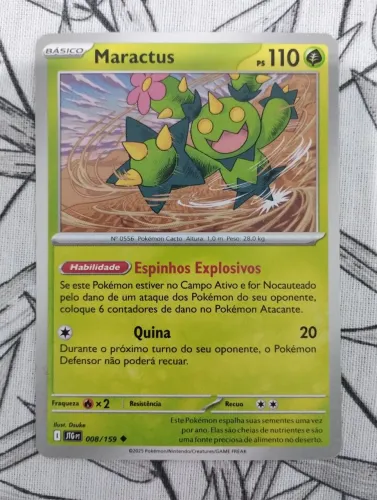 Carta Pokémon Maractus