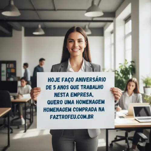 Seu funcionário está aniversariando (tempo de casa) hoje?