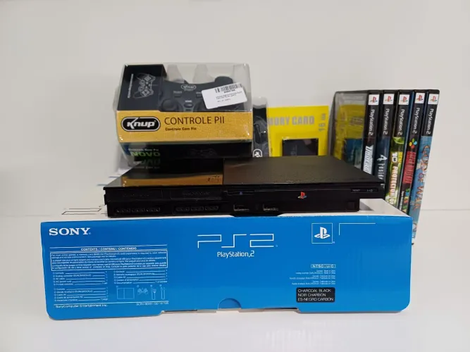 Playstation 2 Revisado com Leitor Novo
