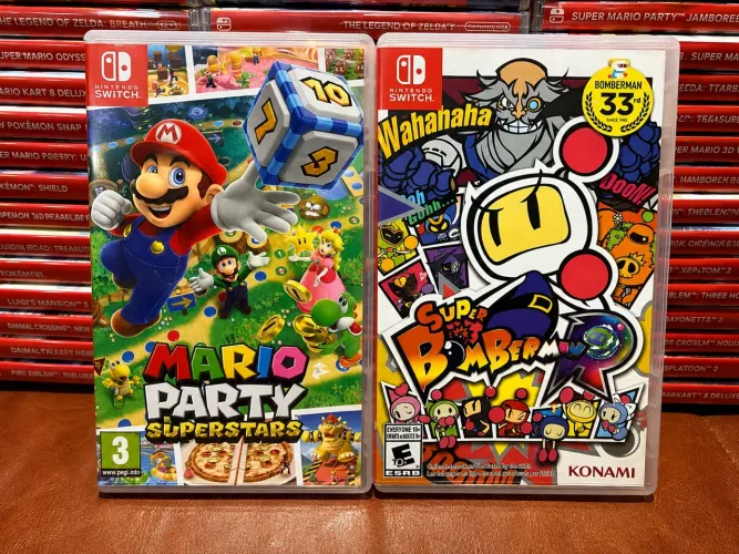 MARIO PARTY SUPERSTARS + BOMBERMAN R