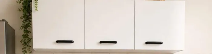Aéreo 3 Portas 120 cm Branco Brilho - Poquema