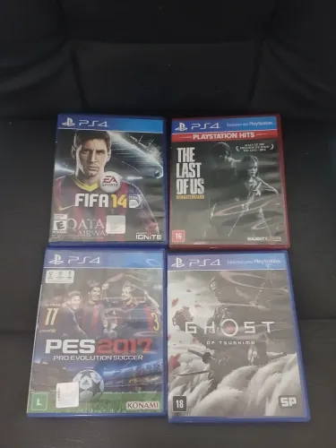 4 jogos de ps4 originais