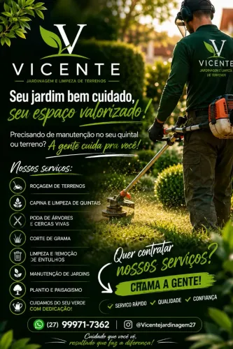 Prestação de serviço jardinagem é só chamar