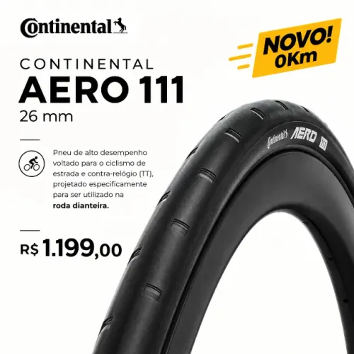 Pneu Continental Aero 111 26mm Novo 0km
