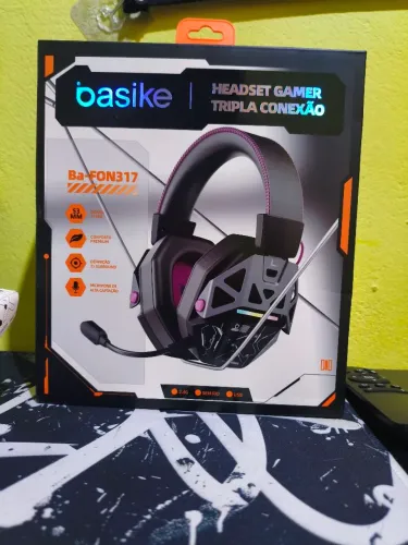 Headset gamer novo da Basike 