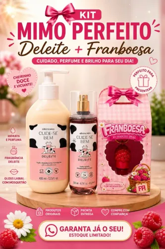 ? Kit Mimo Perfeito: DeLeite+Franboesa