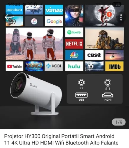 Vendo Projetor novo!!!!