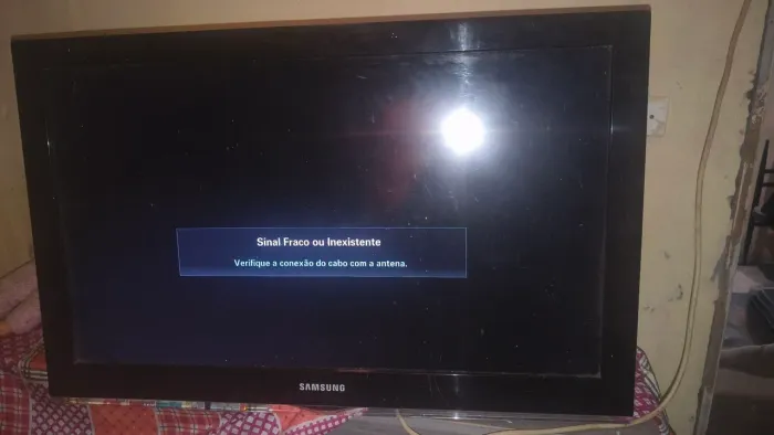 tv Samsung 42 não é smartv