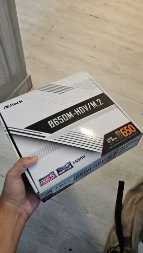Placa Mãe B650M-HDV Asrock Nova NF e garantia