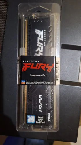 Memória Ram 8gb ddr4 kingston Fury Beast lacrado