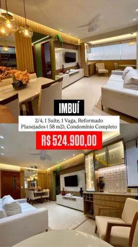 2/4 com suíte - Imbui