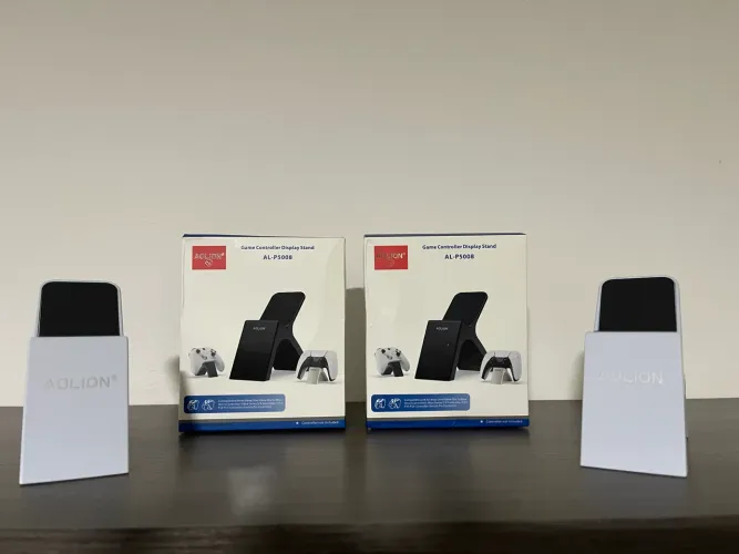 Par suporte controle dualsense - pc gamer - nintendo switch aolion premium metal luxo