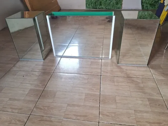 3 vasos espelhado