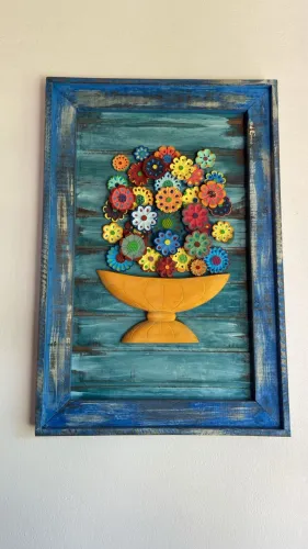 Vendo quadro madeira maciça 