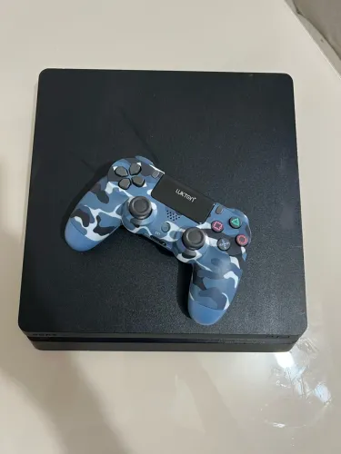 ps4 slim 1 tera 1 controle 6 jogos pega e joga tudo funcionando