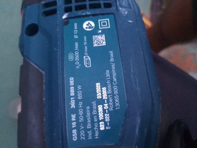 Furadeira de impacto Bosch profissional GSB 16 RE
