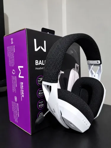 Headset Gamer sem fio, Conexão Bluetooth e P3, Warrior 