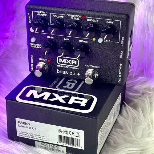Pedal para baixo mxr m80 bass DI +