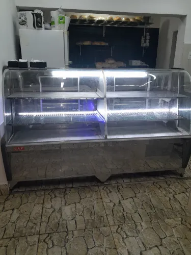 Balcão refrigerado expositora inox