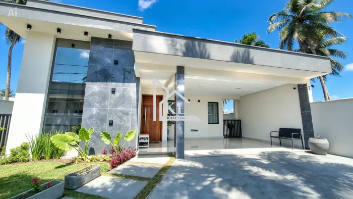 Linda Casa - 3 quartos(2 suites) no Cajupiranga Clube
