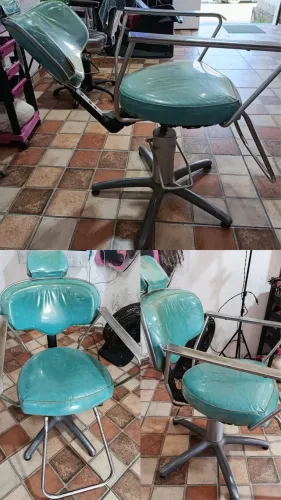 Vende se essa cadeira de cabeleireiro inclinável