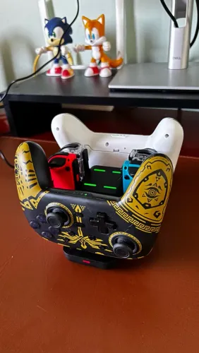 Controles + base carregadora