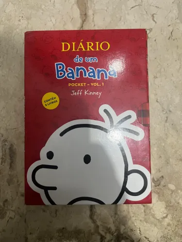 Box diário de um banana versão poket (5 primeiros livros)