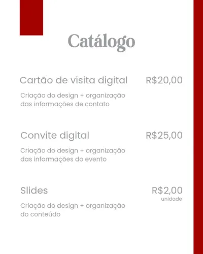 Designs personalizados | Cartão, Convite e Slides