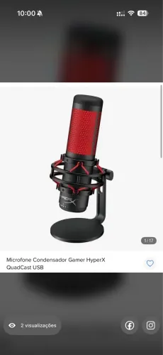 Microfone Hyperx