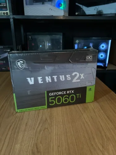 (LOJA FÍSICA) Placa de Vídeo MSI RTX 5060 Ti Ventus 2X OC, 8GB