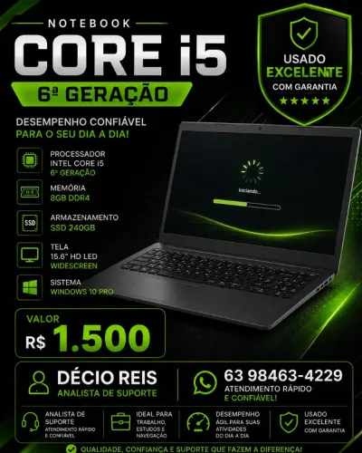 Notebook Core i5