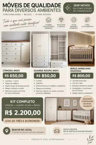 Jogo de quarto Infantil