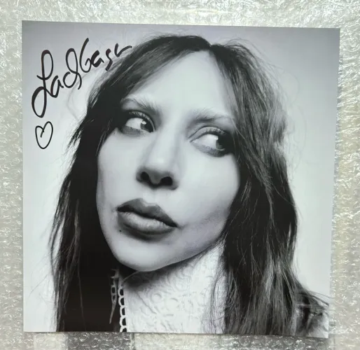 Lady Gaga Litho Alternativa Autografada