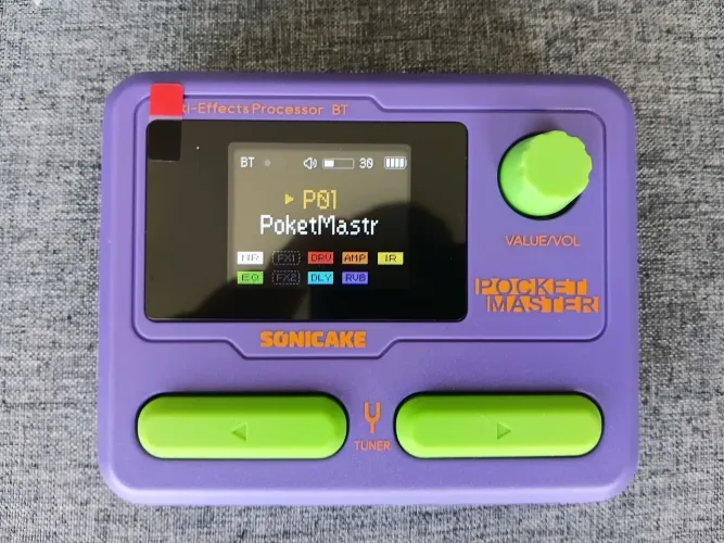 Pedaleira de Guitarra Sonicake Pocket Master