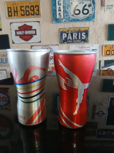 Copo alumínio coca olimpíadas