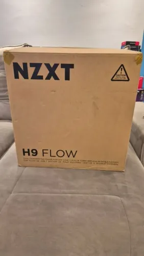 NOVO - Gabinete NZXT H9 Flow Branco