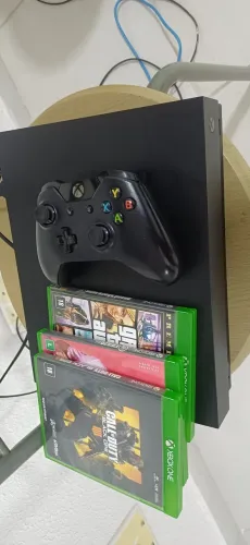 Xbox One X 4k 1TB aceito cartão