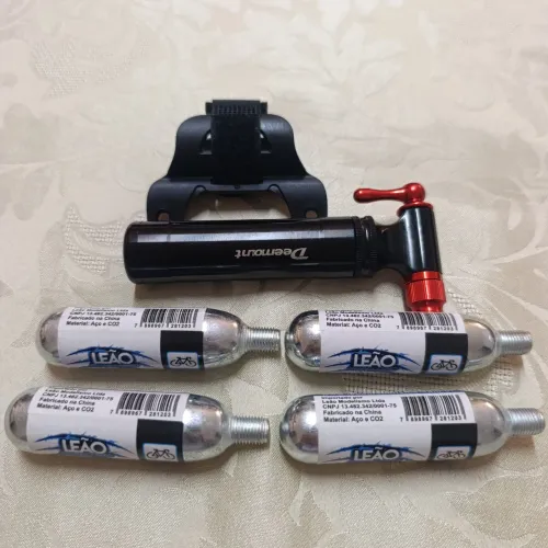Inflador co2 Deemount e 4 cilindros 