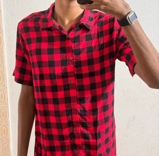 Camisa masculina xadrez 