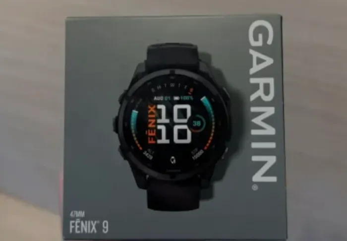 Relogio Garmin Fenix 9 47mm amoled Saphira Preto