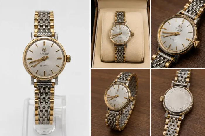 Relógio Feminino Vintage Tressa Swiss 17 Jewels - Clássico Suíço