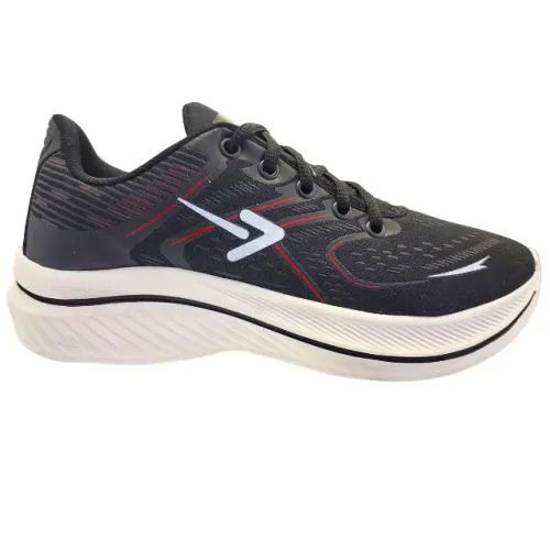 Tênis Academia Caminhada Masc Fem Esportivo Adulto Box 200 Preto+Vermelho BX24152013