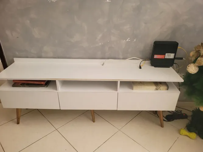 Rack para sala branco