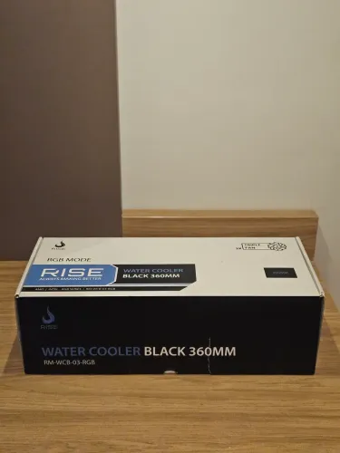 Water Cooler Rise Mode RGB Black 360mm - NOVO, NUNCA USADO