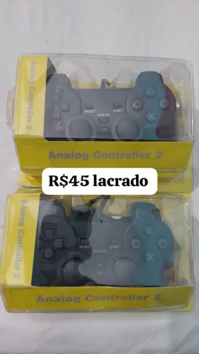 Controle Playstation 2 lacrado 45 cada