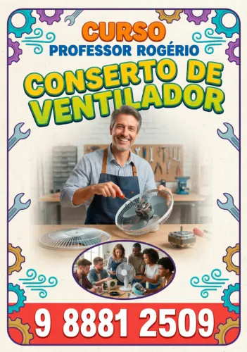  CURSO DE CONSERTO DE VENTILADOR EM FORTALEZA - 