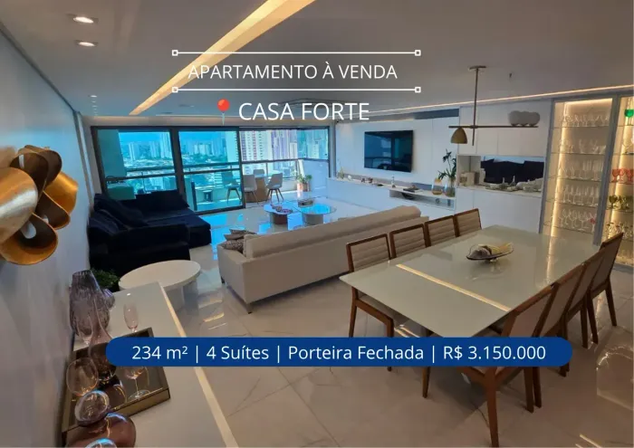 Imóvel para venda tem 234 metros quadrados com 4 quartos em Monteiro - Recife - PE